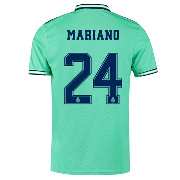 Camiseta Real Madrid NO.24 Mariano Tercera equipación 2019-2020 Verde